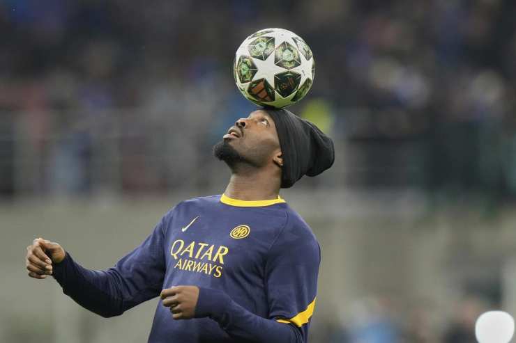Thuram in allenamento