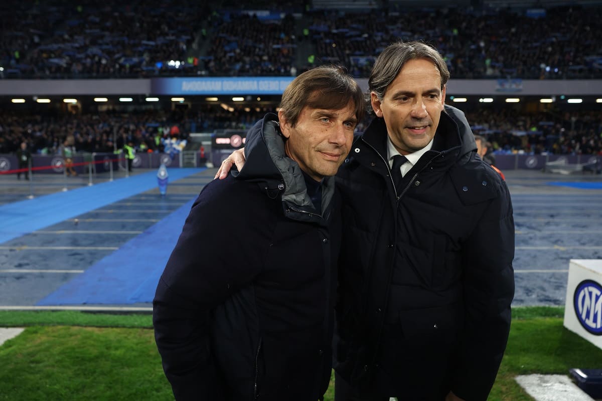Napoli-Inter, il duello tra Conte e Inzaghi scudetto si infiamma