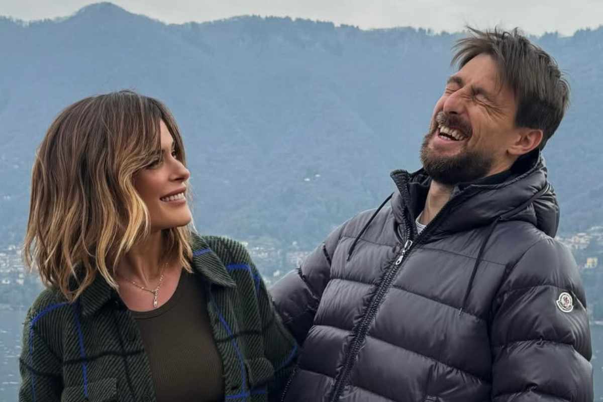 Acerbi con la moglie