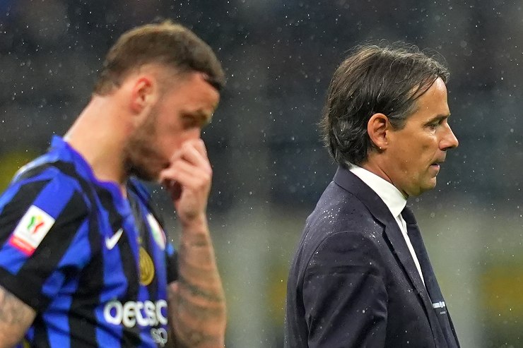 Simone Inzaghi e Marko Arnautovic