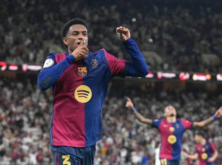 Balde esulta dopo un gol