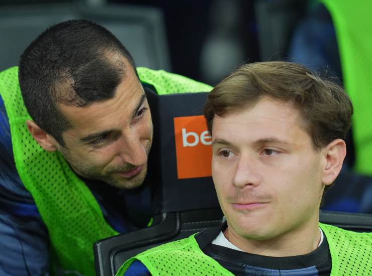 Barella con Mkhitaryan