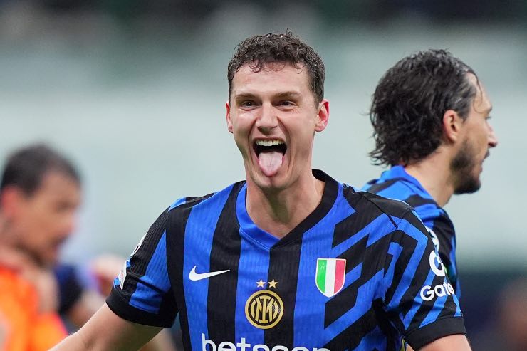 Benjamin Pavard esulta