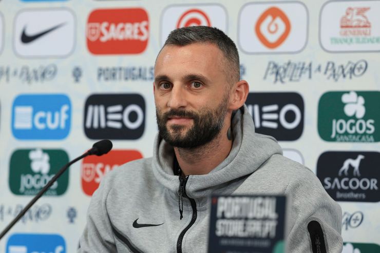 Marcelo Brozovic in conferenza stampa