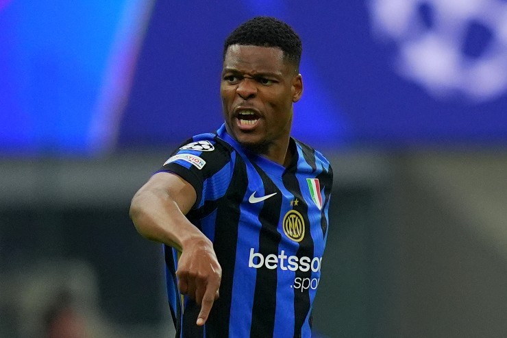 Il laterale dell'Inter, Denzel Dumfries