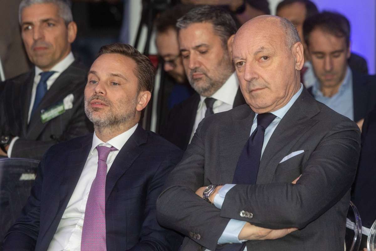 Furlani e Marotta ad un evento sul calcio