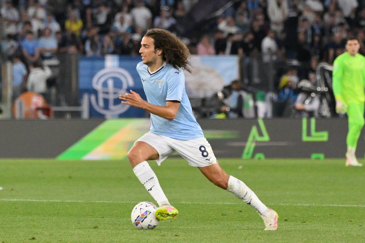 Matteo Guendouzi in azione con la maglia della Lazio