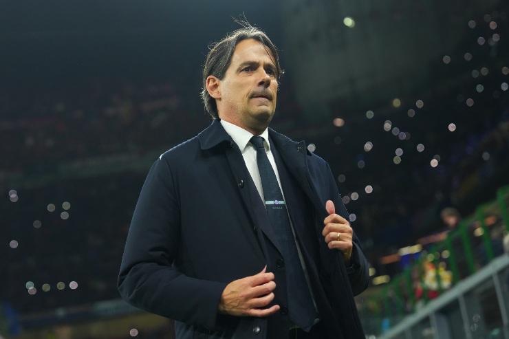 L'allenatore dell'Inter, Simone Inzaghi