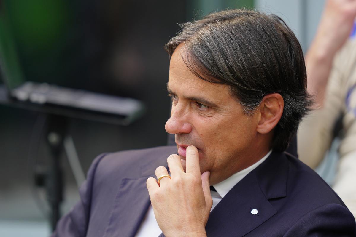 Il tecnico dell'Inter, Simone Inzaghi