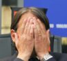 La disperazione di Simone Inzaghi, tecnico dell'Inter