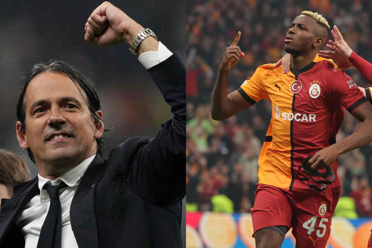 Foto combo Inzaghi e Osimhen