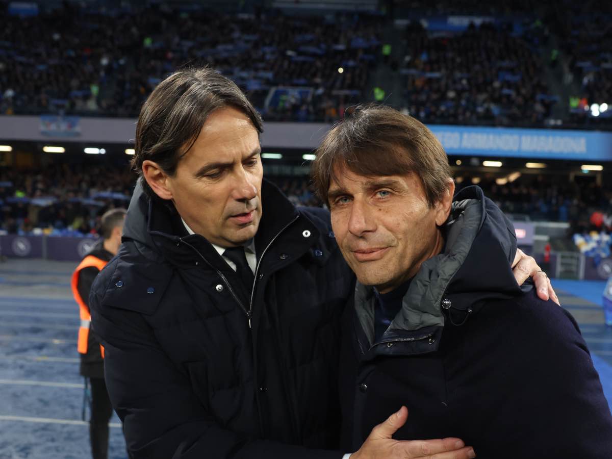 Simone Inzaghi e Antonio Conte