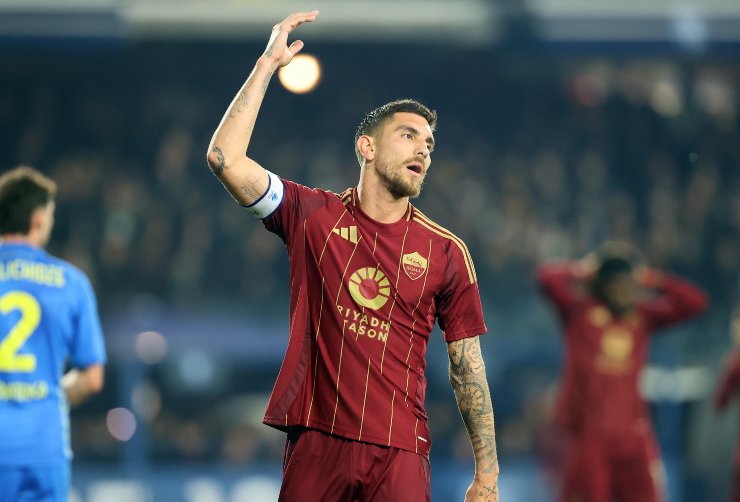 Lorenzo Pellegrini se la prende con l'arbitro