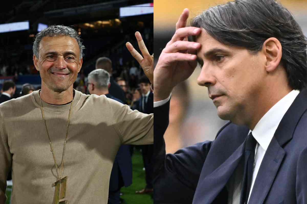 Luis Enrique e Inzaghi in foto combo