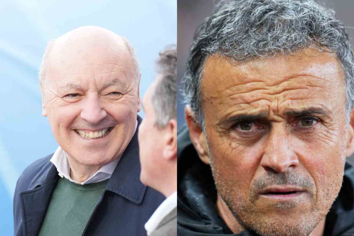 Foto combo Marotta e Luis Enrique