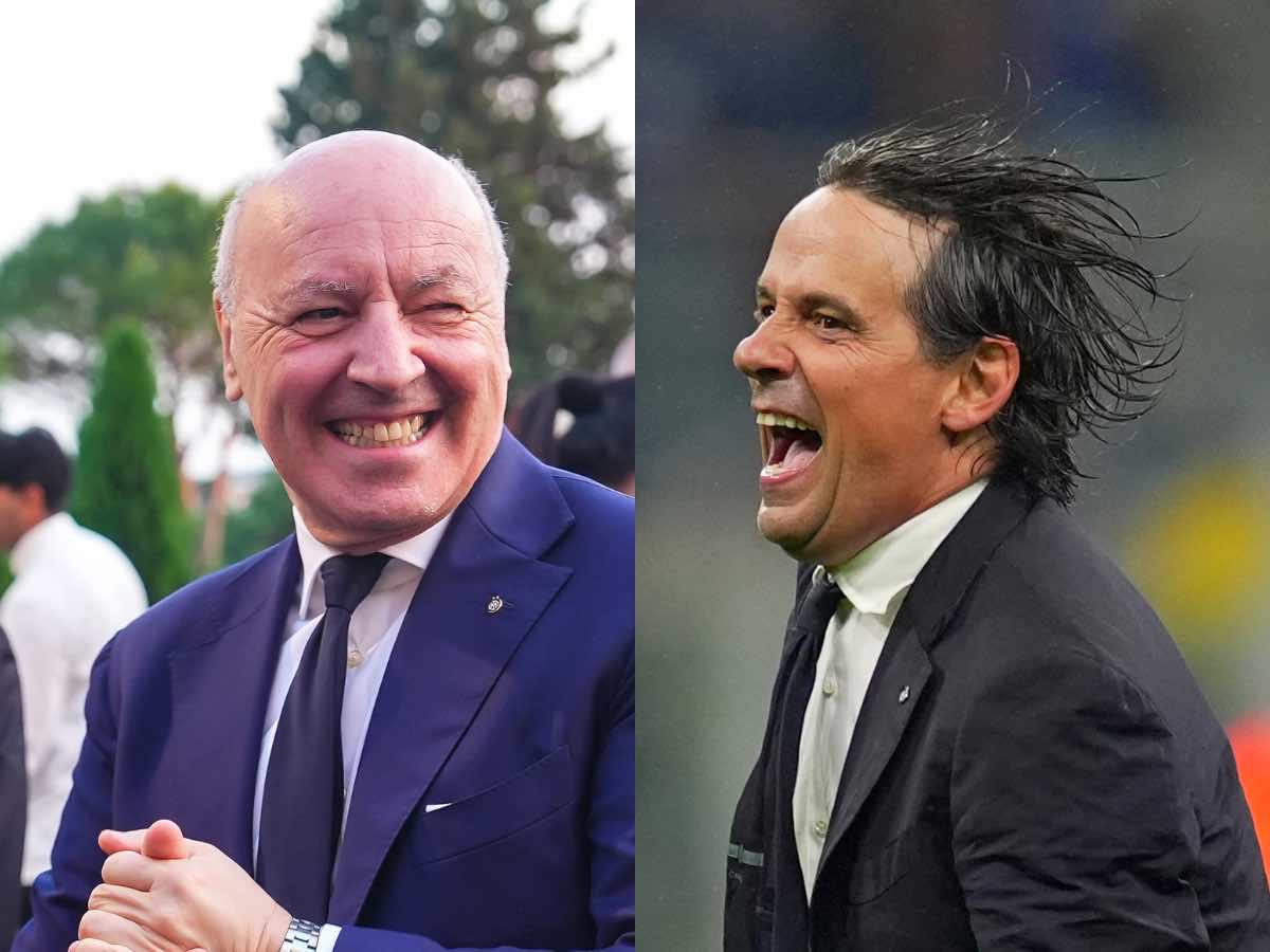 Giuseppe Marotta e Simone Inzaghi