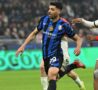 Mehdi Taremi in azione con l'Inter