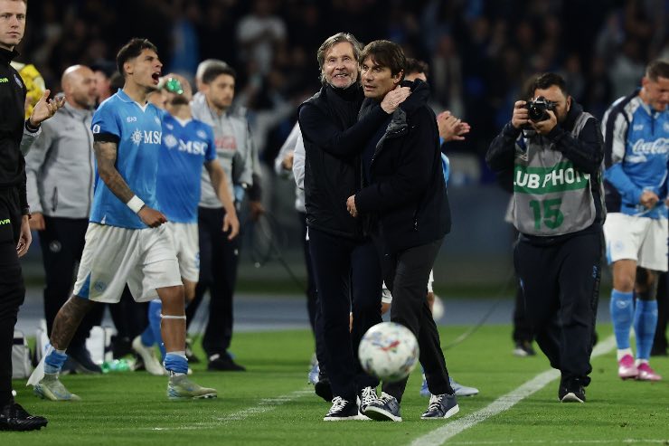Oriali e Conte al Napoli