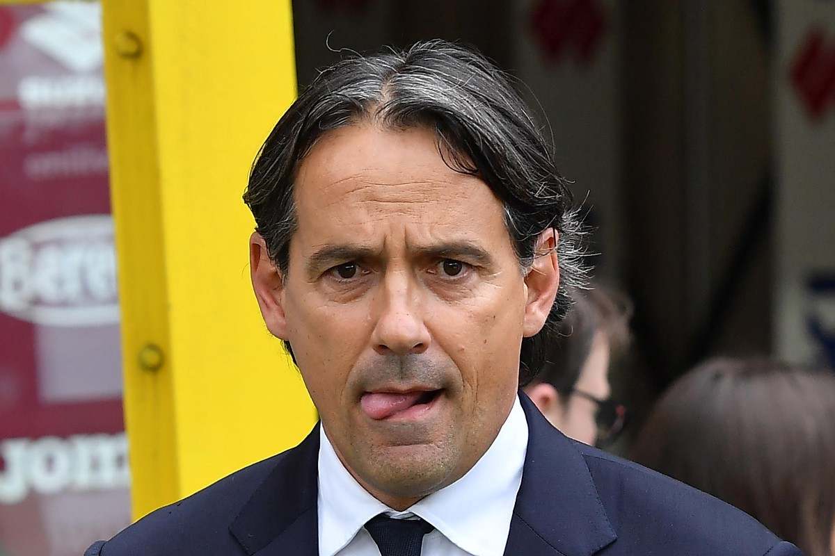 Simone Inzaghi pensieroso