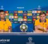 Barella e Lautaro in conferenza