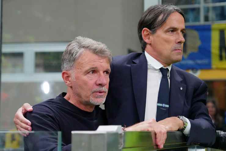 Baroni e Inzaghi dopo l'espulsione