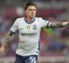 Torino-Inter, Zalewski esulta dopo il gol