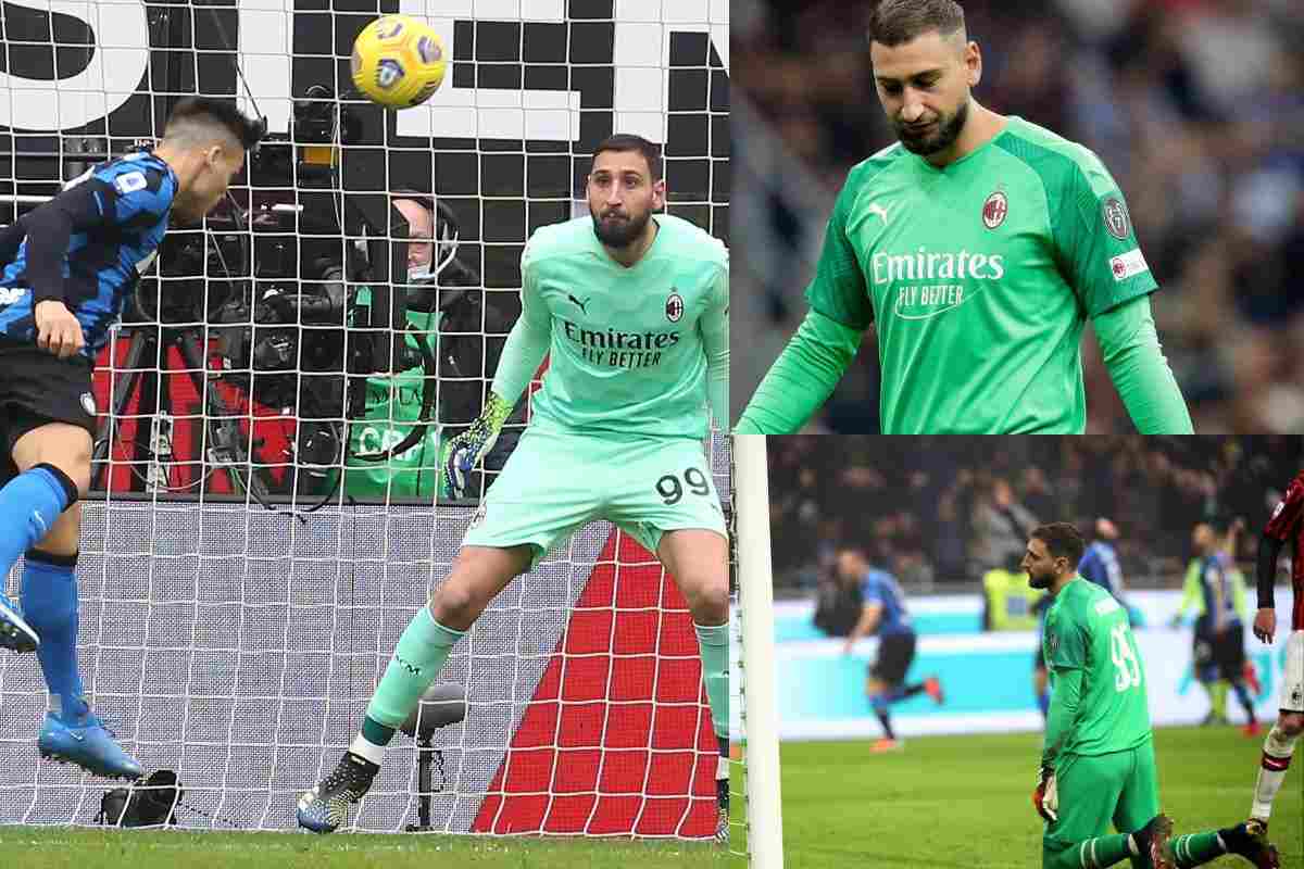 Donnarumma e le sconfitte contro l'Inter