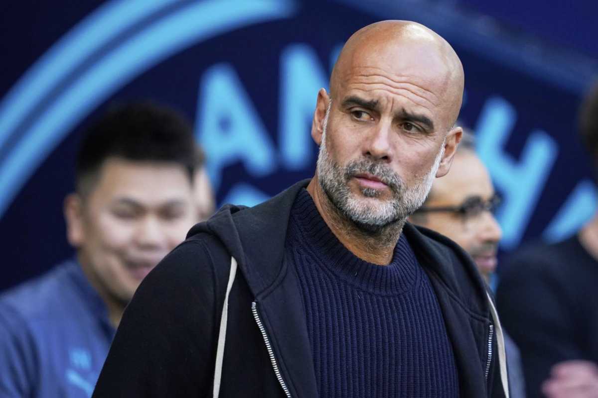 Guardiola serio