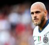 Dimarco durante una partita dell'Inter