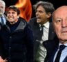 Inzaghi, Marotta, Conte e De Laurentiis