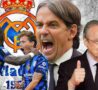 Barella Thuram Inzaghi Florentino Perez sfondo Real Madrid