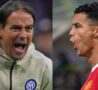 Simone Inzaghi e Cristiano Ronaldo
