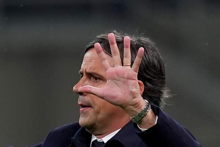 Inzaghi a bordo campo