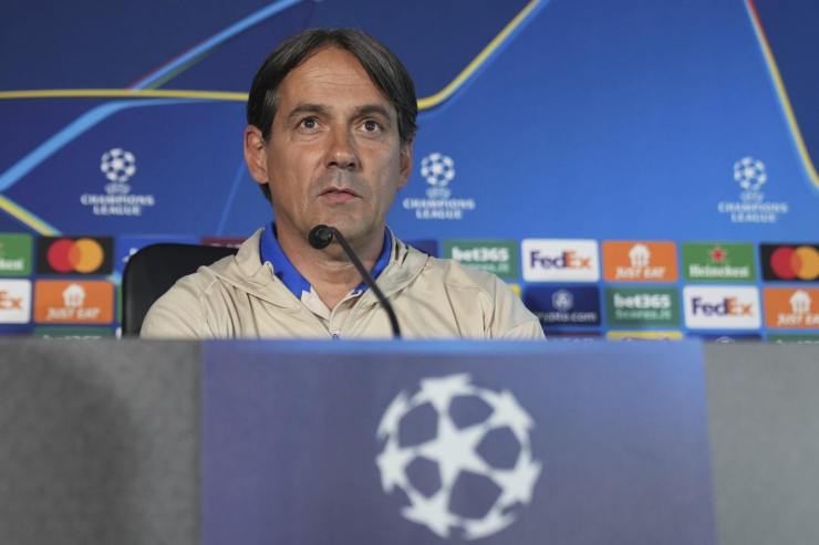 Inzaghi in conferenza stampa