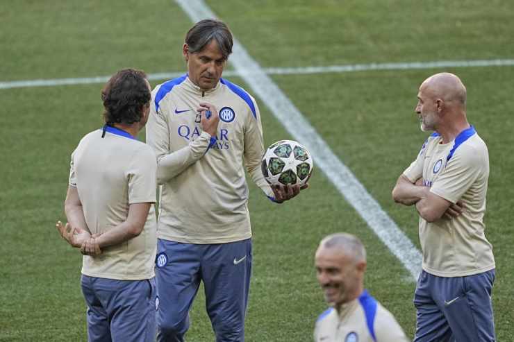 Inzaghi in allenamento