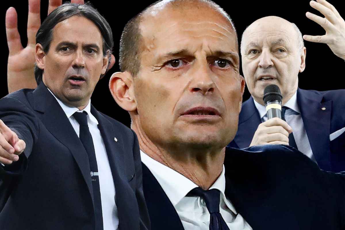 Inzaghi, Allegri e Marotta