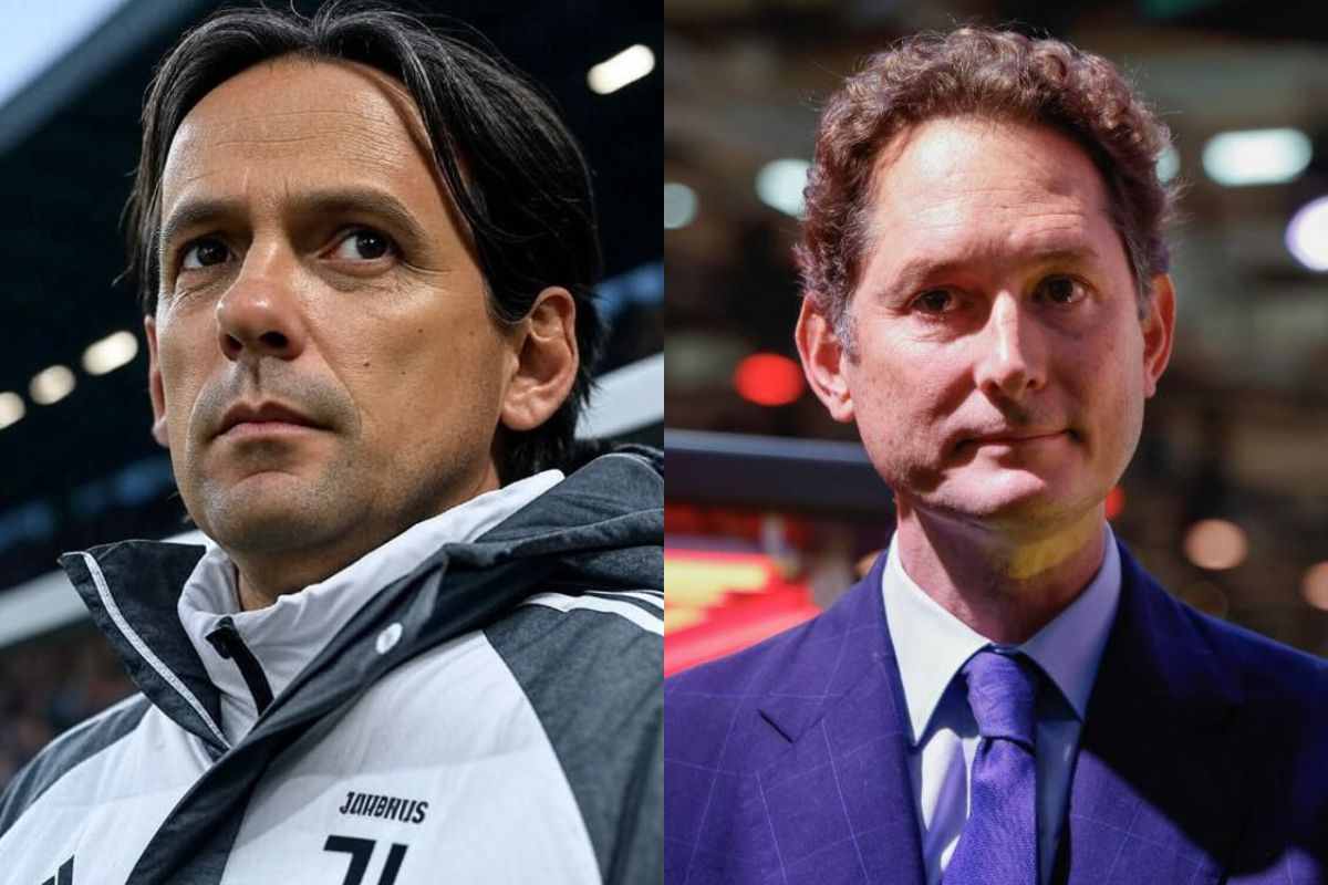 Simone Inzaghi e John Elkann