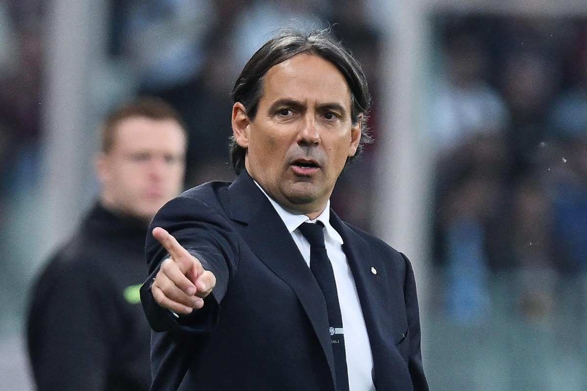 Inzaghi durante una partita dell'Inter