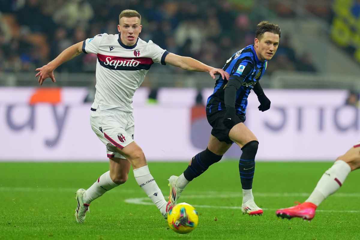 Lewis Ferguson in azione in Inter-Bologna