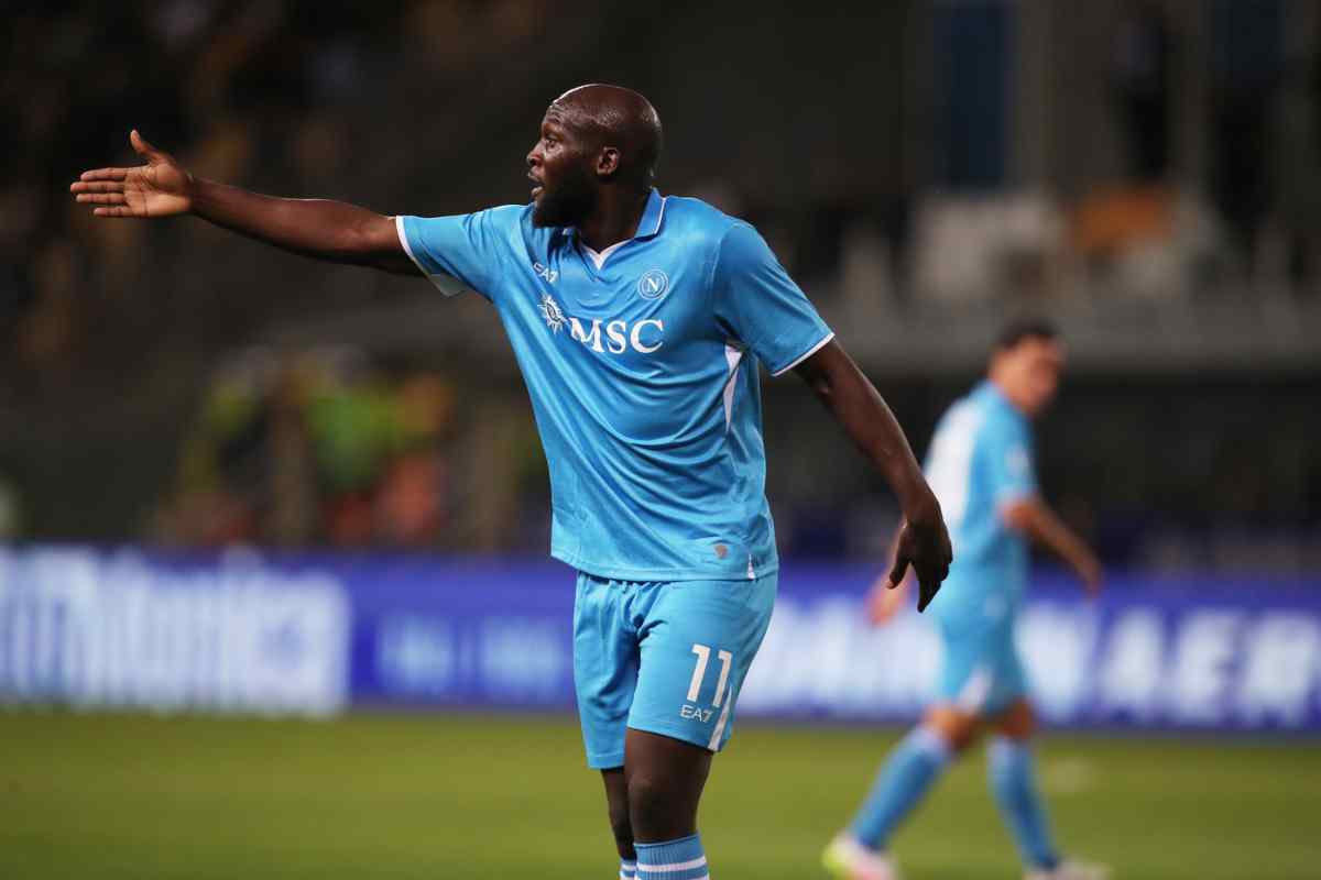 Lukaku in campo