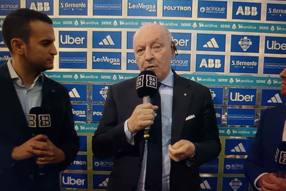 Marotta a Dazn prima di Como-Inter