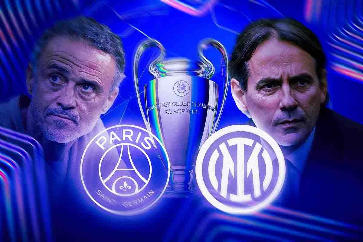 Copertina finale Champions Psg-Inter
