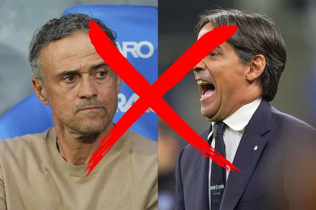 Luis Enrique e Simone Inzaghi
