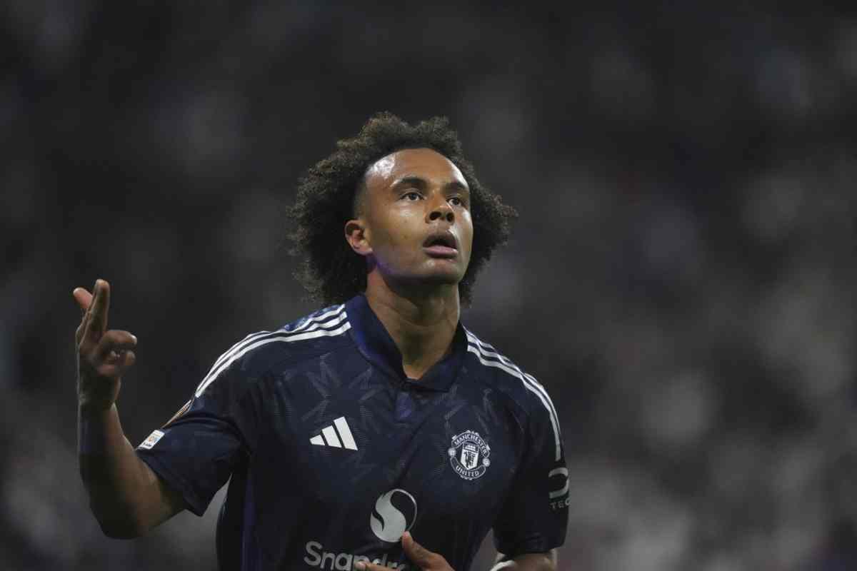 Zirkzee con il Manchester United