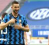 Gagliardini esulta con la maglia dell'Inter