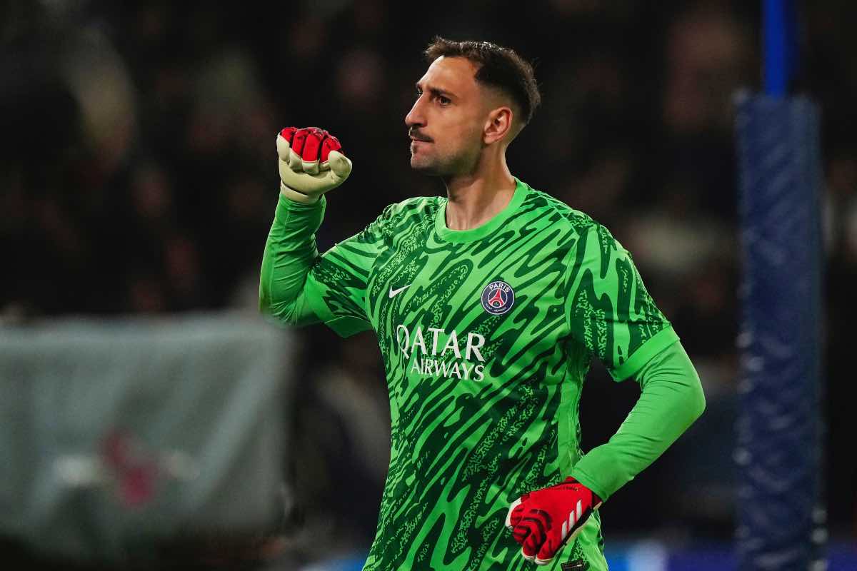 Donnarumma esulta in Champions 
