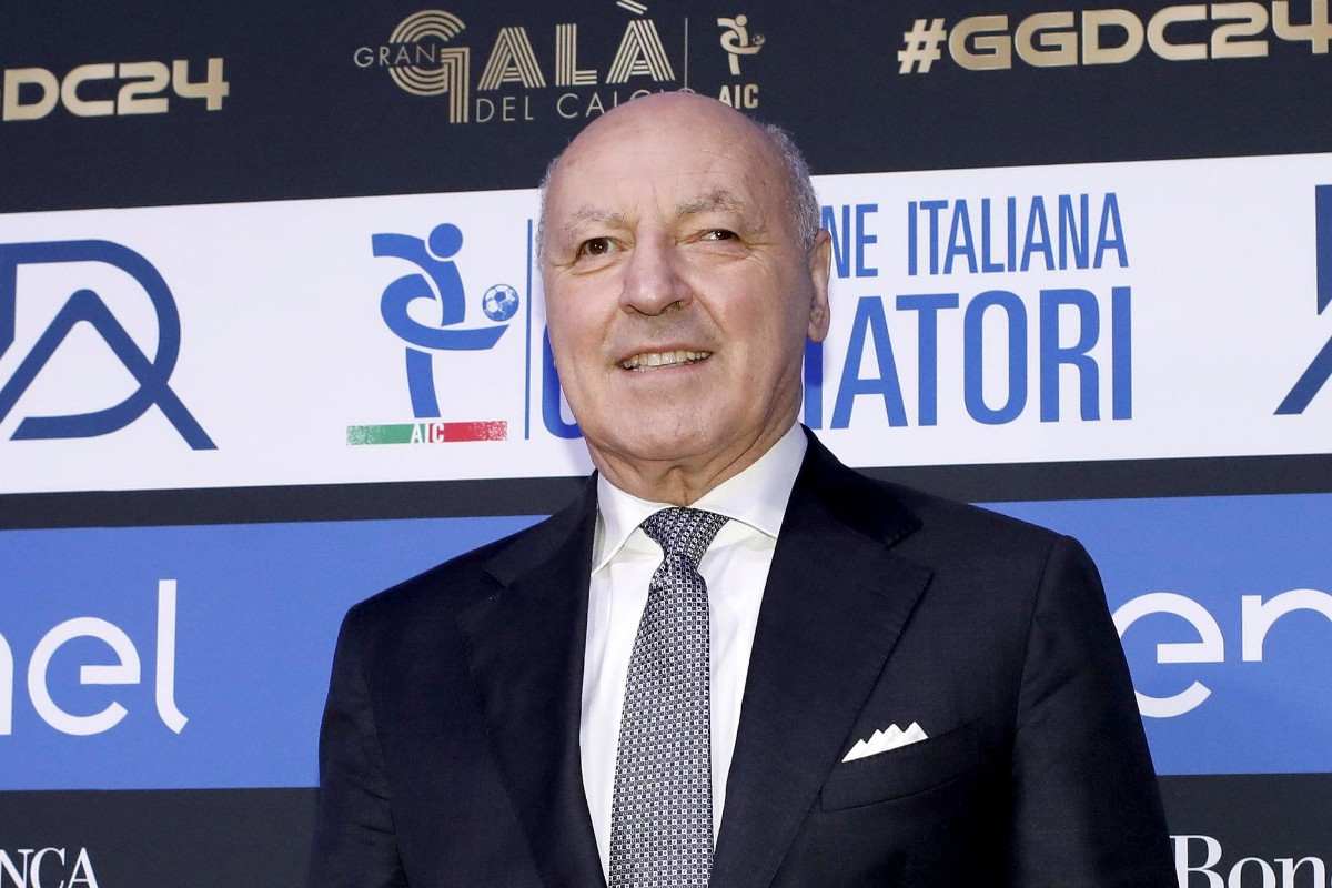 Giuseppe Marotta sorridente al Galà del calcio