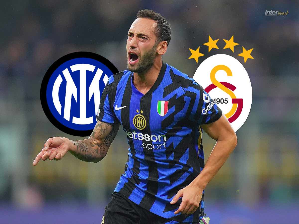 Hakan Calhanoglu esulta
