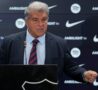 Il presidente del Barcellona, Joan Laporta