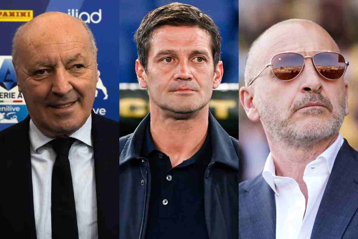 Foto combo Marotta, Chivu Ausilio
